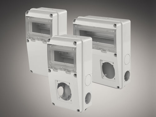 Caja eléctrica de plástico - ENERBOX series - SCAME PARRE S.p.A. - para rack para distribución eléctrica / preensamblada