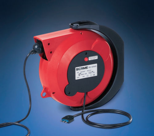 Enrollador de cables - AUTOROLLER series - SCAME PARRE S.p.A. - retráctil / para instalación en pared / de plástico