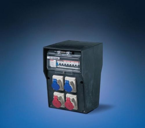 Caja eléctrica de distribución - GOMMA series - SCAME PARRE S.p.A. - equipada / de caucho / para rack para distribución eléctrica