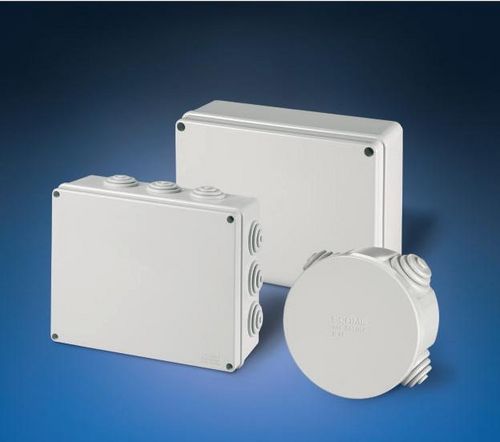 Caja de conexiones montada en superficie - SCABOX series - SCAME PARRE S.p.A. - libre de halógenos / resistente a las intemperies / de termoplástico