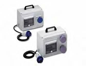 Caja eléctrica portátil - TRANSFORMER series - SCAME PARRE S.p.A. - de plástico / IP66 / para obra