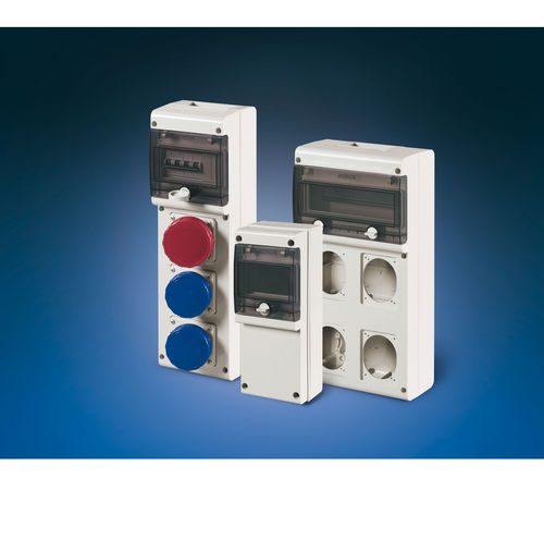 Caja eléctrica para obra - BLOCK series - SCAME PARRE S.p.A. - de distribución / equipada / de plástico