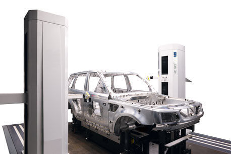 Máquina de medición de coordenadas controlada por ordenador - LK Metrology Systems - de brazo horizontal / para aplicaciones automóviles / de sensor múltiple