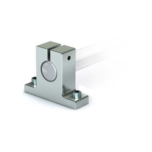 Soporte de extremidad de eje - NSB series - PBC Linear - de aluminio / de precisión