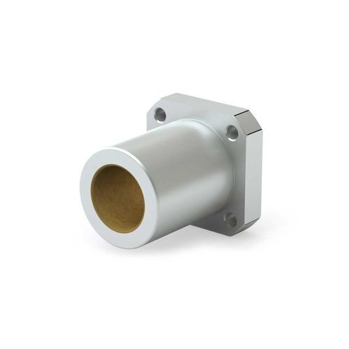 Cojinete liso con brida - SFPJ series - PBC Linear - de aluminio anodizado / de aluminio / autolubricante