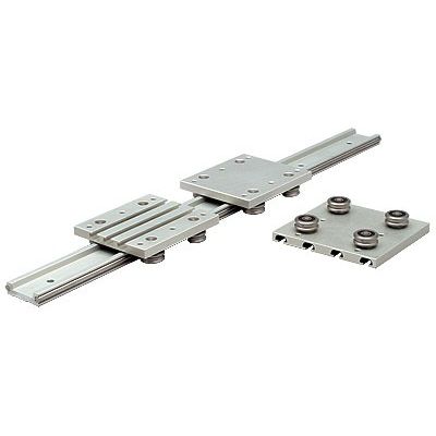 Riel de guiado lineal - Redi-Rail® - PBC Linear - de aluminio / de