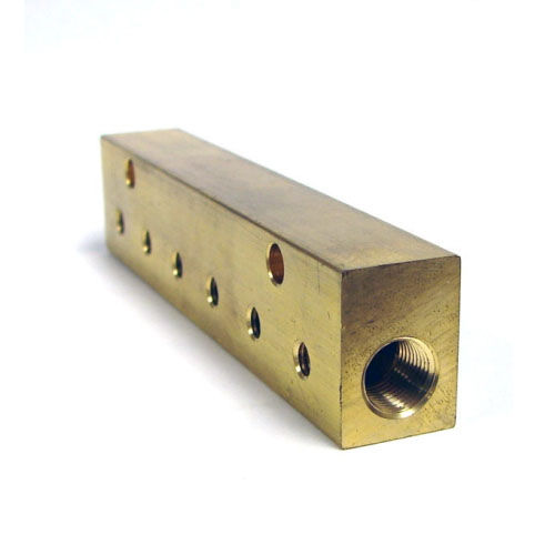 Manifold de latón - 6-24-M2 - Bimba - de 6 vías / para gas / hidráulico