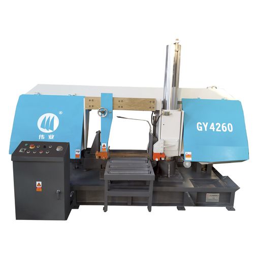 Máquina de aserrar tronzadora - GY4260 - Zhejiang Weiye Sawing Machine Co., Ltd - de cinta / horizontal / para metales