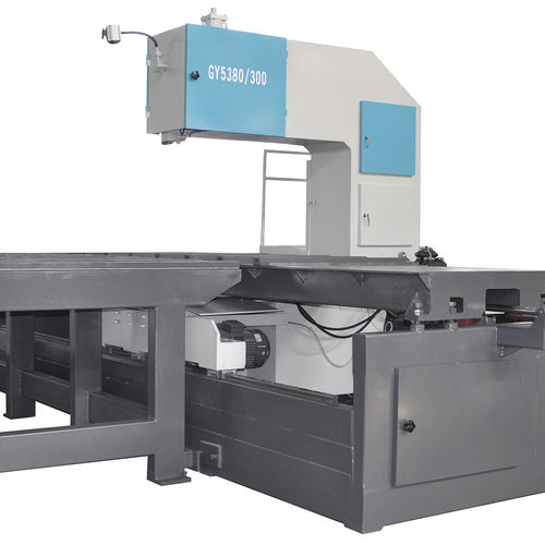 Sierra de cinta - GY5380-300 - Zhejiang Weiye Sawing Machine Co., Ltd - tronzadora / escuadradora / vertical