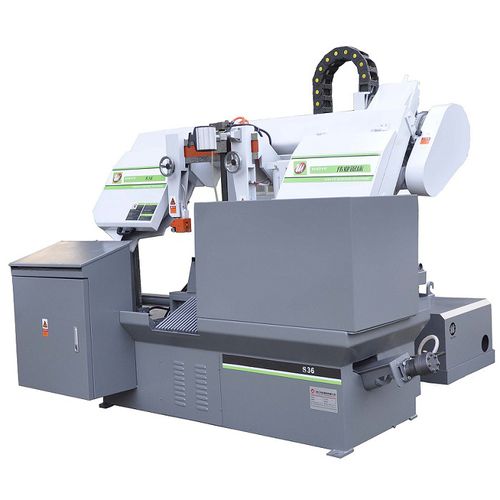 Sierra de cinta - S36 - Zhejiang Weiye Sawing Machine Co., Ltd - horizontal / para metales / automática