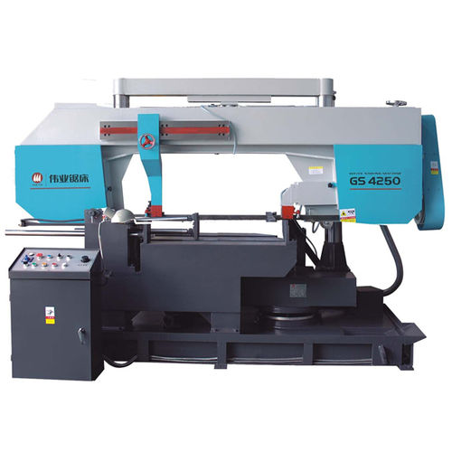 Sierra ingletadora - CE 500Hx950W GS4250 - Zhejiang Weiye Sawing Machine Co., Ltd - de cinta / horizontal / para acero