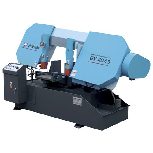 Sierra de cinta - GY4043 - Zhejiang Weiye Sawing Machine Co., Ltd - horizontal / para metales / semiautomática