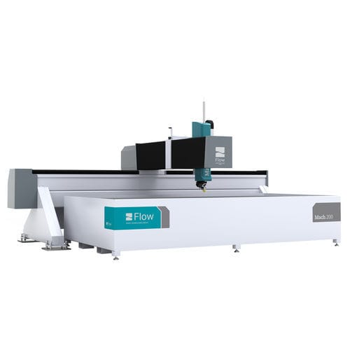 Sistema de corte con chorro de agua abrasivo - Mach 200 series - Flow Europe GmbH - Flow Waterjet Europe - con chorro de agua 3D / para aluminio / para cobre
