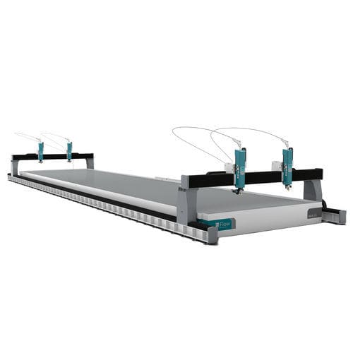 Sistema de corte con chorro de agua abrasivo - MACH 700 series - Flow Europe GmbH - Flow Waterjet Europe - con chorro de agua sin adición de abrasivo / para metal / para compuestos