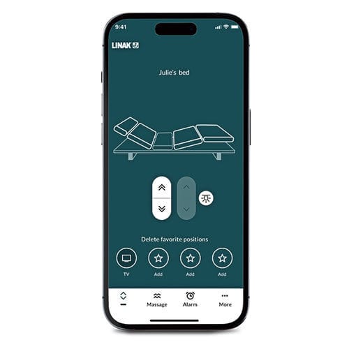 Aplicación móvil para ajuste de camas - Bed Control&trade; - LINAK - para actuador / Androïd / iOS