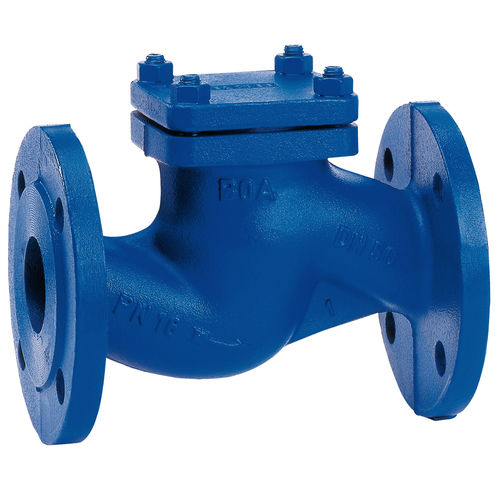 Válvula de retención de globo - BOA-R series - KSB - para agua / con brida / de alta temperatura