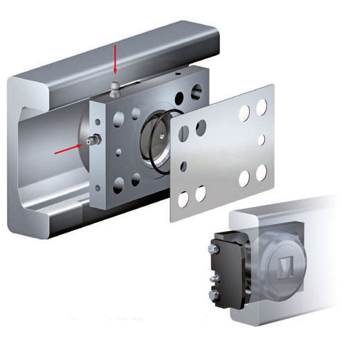 Brida de acero - AP LUB series - WINKEL - rectangular