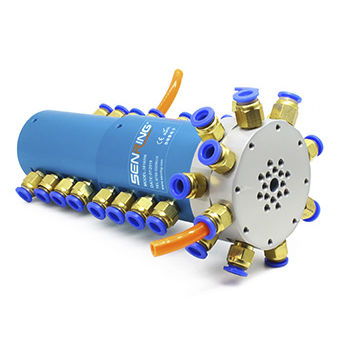 Racor giratorio para aire comprimido - 3016004 Series - SenRing Electronics. - para vacío / para vapor / de 16 pasos
