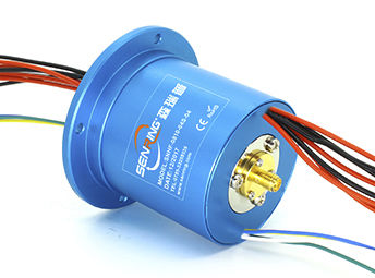 Anillo colector de transmisión de señales - HF0218-64 Series - SenRing Electronics. - para antena radar / de varias vías / de canal RF