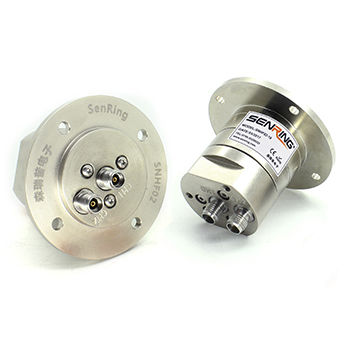 Anillo colector de transmisión de señales - HF0218-31 Series - SenRing Electronics. - para antena radar / alta frecuencia / RF
