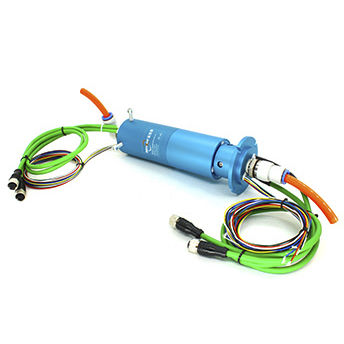 Anillo colector eléctrico - ZM099 Series - SenRing Electronics. - para servomotor / con brida