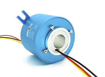 Anillo colector con centro hueco - 212004250 series - SenRing Electronics. - de aluminio / de acero inoxidable / estándar