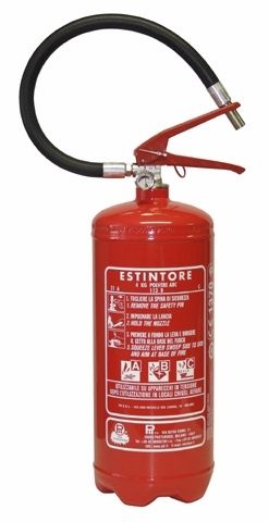 Extintor a base de polvo seco - 4 kg, 21A-113B-C | EPP04014 - Pii Srl - portátil