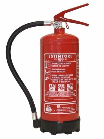 Extintor a base de polvo seco - 4 kg, 21A-113B-C | EPP04020 - Pii Srl - portátil