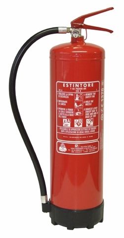 Extintor a base de polvo seco - 9 kg, 43A-233B-C | EPP09020 - Pii Srl - portátil