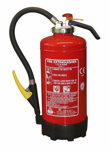 Extintor a base de polvo seco - 6 kg, 233B-C | P6BC GI - Pii Srl - portátil