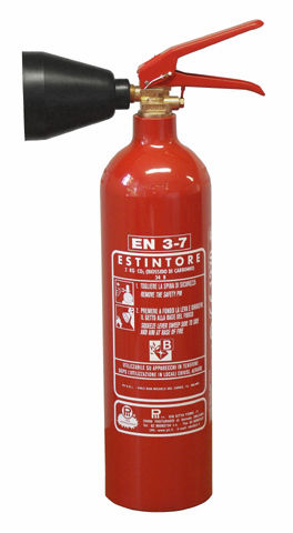 Extintor de gas (CO2) - 2 kg, 34B | CO202016 - Pii Srl - portátil