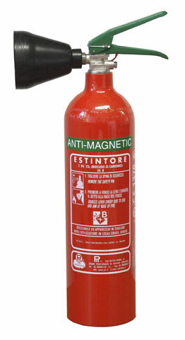 Extintor de gas (CO2) - 2 kg, 34B, AMAGNETIC | CO202017 - Pii Srl - portátil