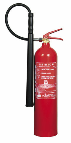 Extintor de gas (CO2) - 5 kg, 89B | CO205009 - Pii Srl - portátil