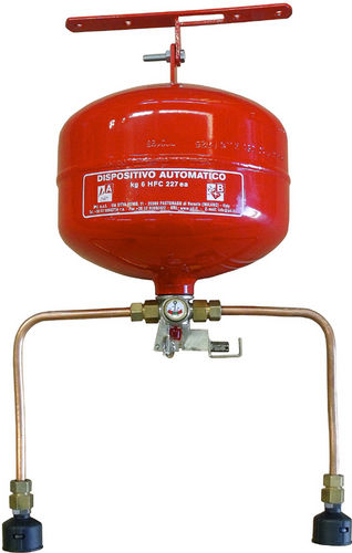 Extintor fijo - 6 kg, HFC 227 | AUT06002 - Pii Srl - automático