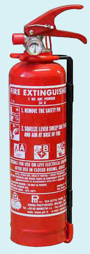 Extintor a base de polvo seco - 1 kg, 5A-34B-C | EPP01013 - Pii Srl - portátil