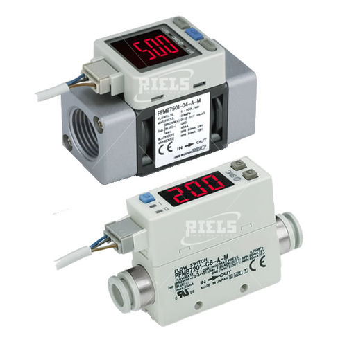 Controlador de caudal térmico - PF2MC7 series - Riels Instruments - para aire / compacto / digital