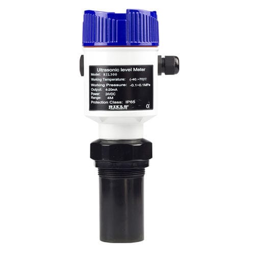 Transmisor de nivel por ultrasonidos - RIL300 series - Riels Instruments - para agua / para aguas residuales / para sólidos