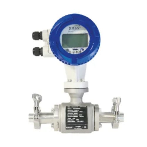 Caudalímetro electromagnético - RIF120  - Riels Instruments - volumétrico / para productos químicos / para líquido conductor