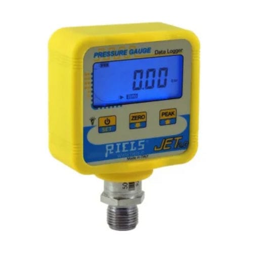 Manómetro absoluto - TJET series - Riels Instruments - relativo / digital / roscado