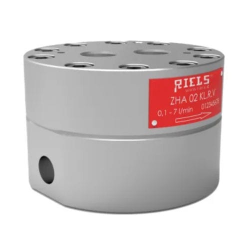 Caudalímetro de engranaje - ZHA-KL - Riels Instruments - volumétrico / para aceite / roscado
