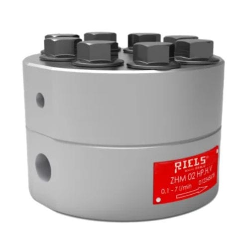 Caudalímetro de engranaje - ZHM-HP - Riels Instruments - volumétrico / para aceite / DN10 - 3/8"