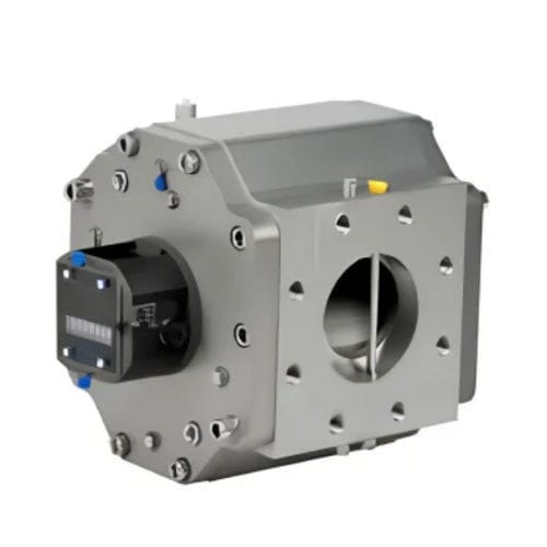 Caudalímetro de pistón rotativo - FMR-DUAL  - Riels Instruments - volumétrico / para gas / vertical