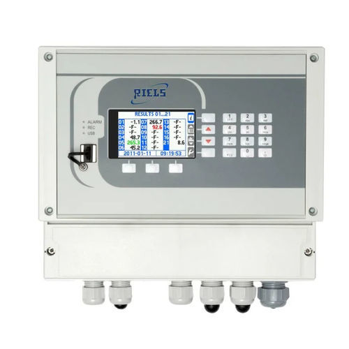 Calculador de caudal para líquido y gas - FP-3021 series  - Riels Instruments - de grabadora de datos