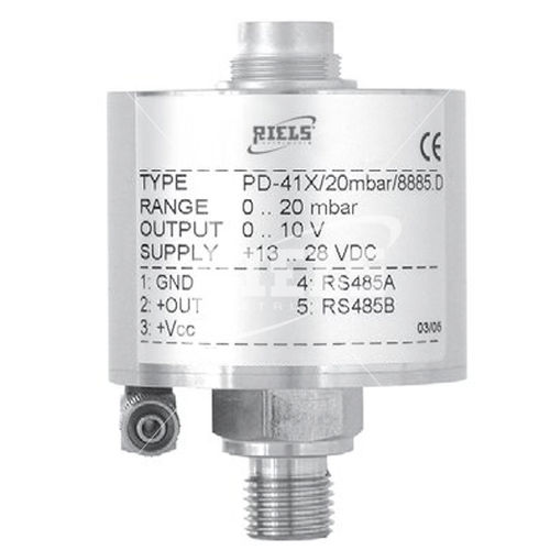Transmisor de presión relativa - PD-41X - Riels Instruments - diferencial / de cerámica / capacitivo