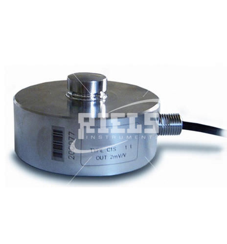 Célula de carga de compresión - C2S - Riels Instruments - de tipo botón / de galga extensométrica / 2 mV/V