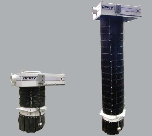Conducto de carga abierto - Hefty™ 384 series - Dynamic Air - para camión / telescópico