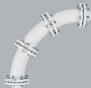 Codo para cañería de hierro - SUPERSLIK™ 442 series - Dynamic Air - para transporte neumático / antiabrasiones