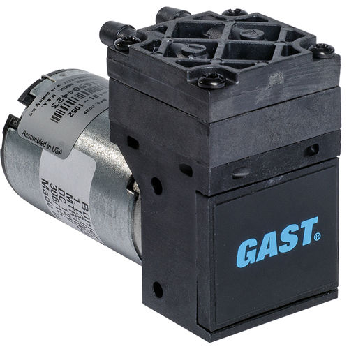 Bomba de vacío de membrana - 10D series - GAST - sin aceite / monoetapa / compacta