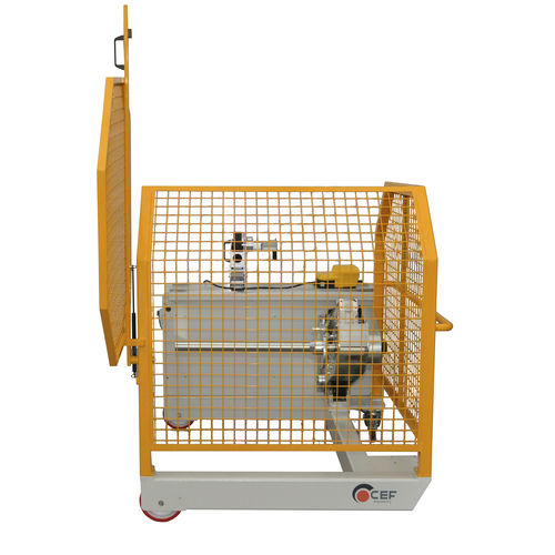 Enrollador-bobinador de cables - 0800.1001 - CEF ENGINEERING s.r.l. - para hilos / de tubos flexibles / motorizado
