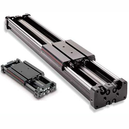 Actuador neumático - LS series - Tolomatic, TOL-O-MATIC - lineal / sin varilla / de doble efecto